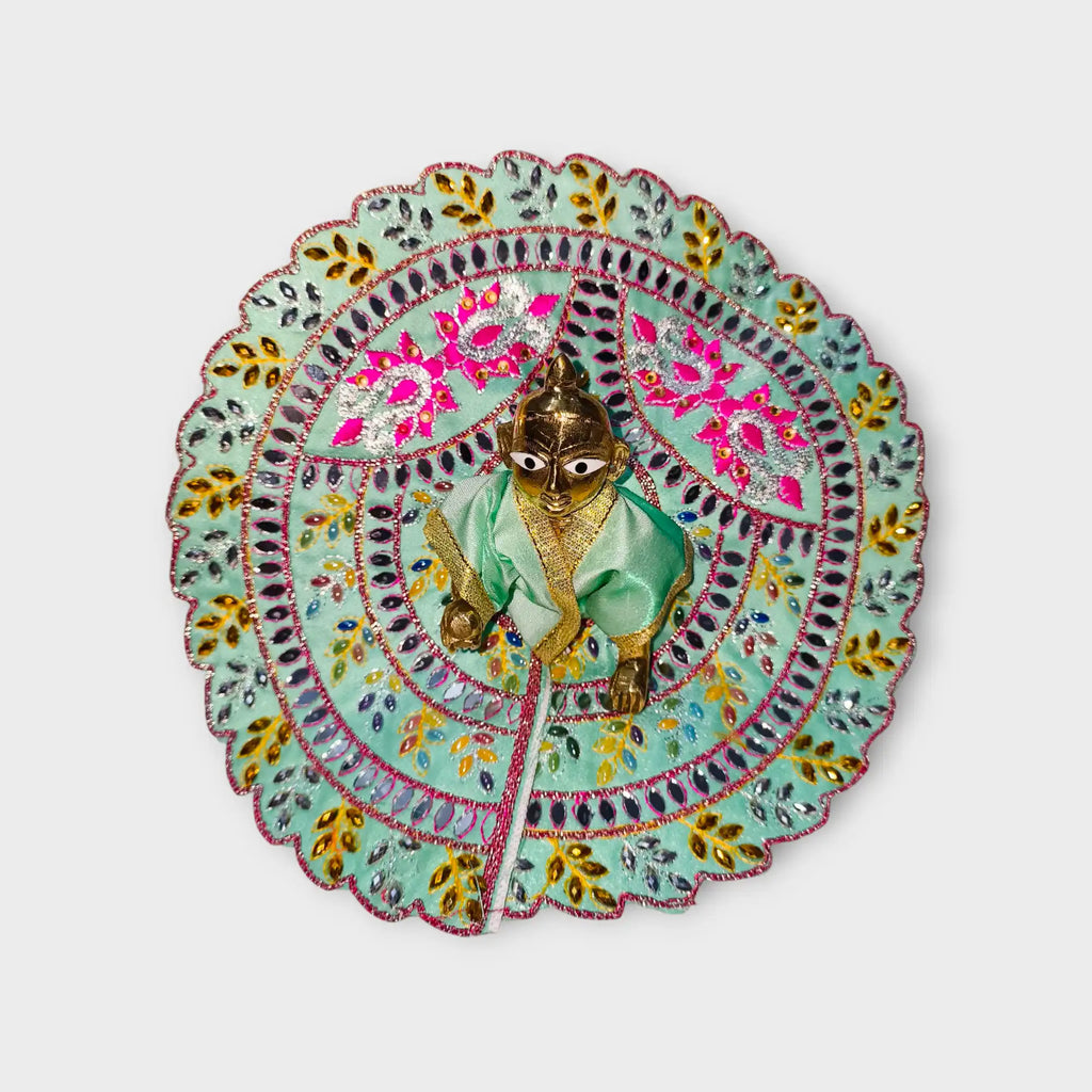 krishna dress online - Stunning Heavy Work Laddu Gopal Poshak Size 4 for Janmashtami.