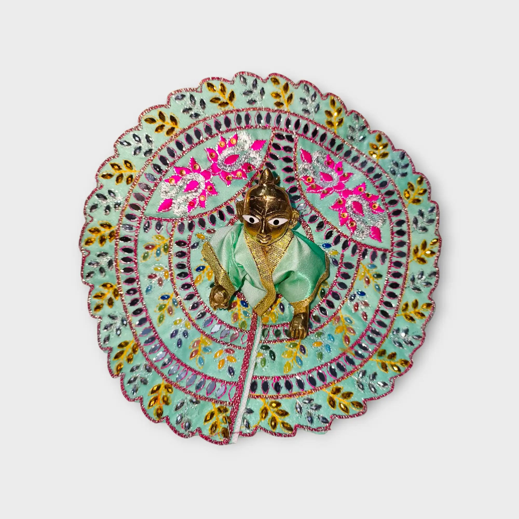 krishna dress online - Stunning Heavy Work Laddu Gopal Poshak Size 4 for Janmashtami.