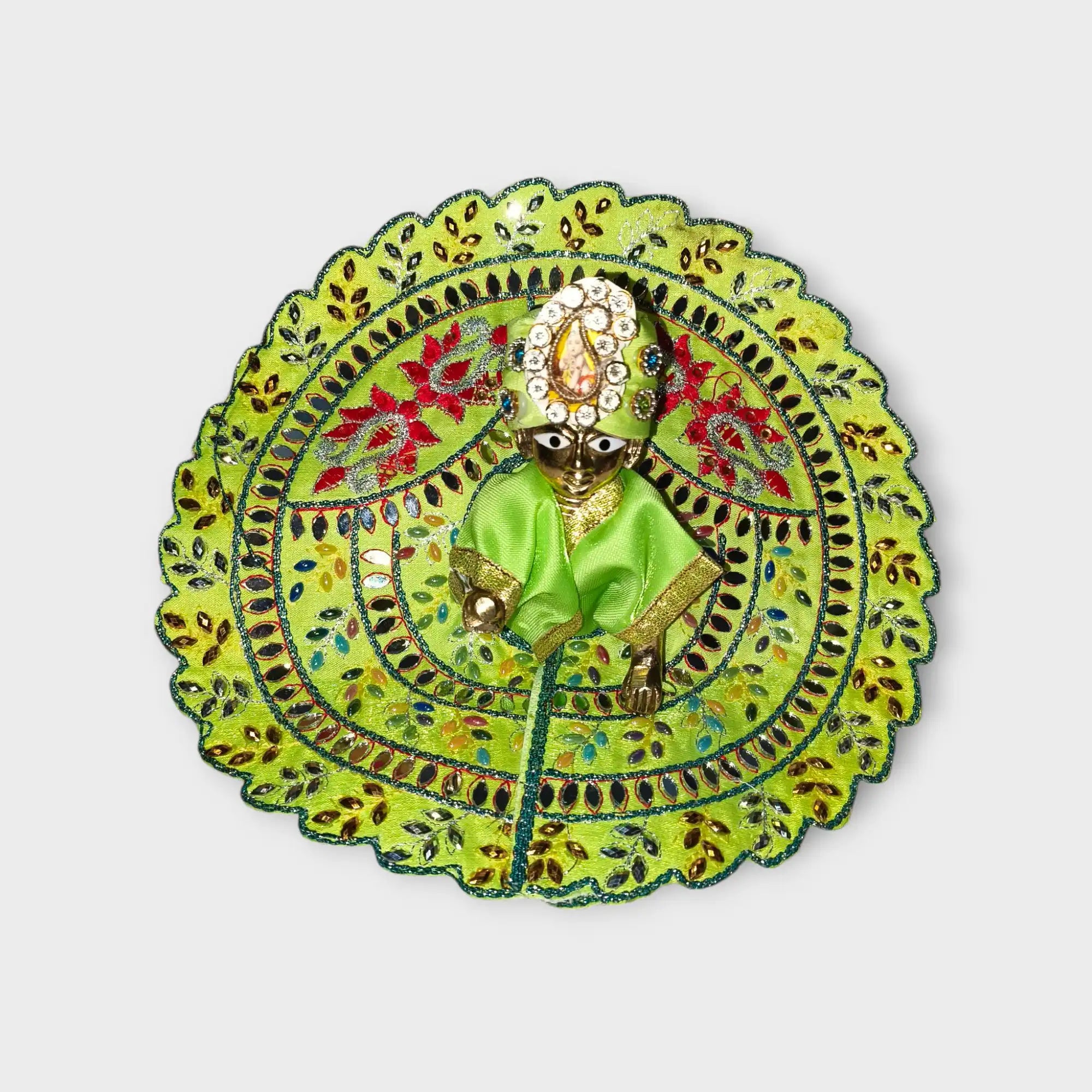 krishna dress online - Stunning Heavy Work Laddu Gopal Poshak Size 4 for Janmashtami.