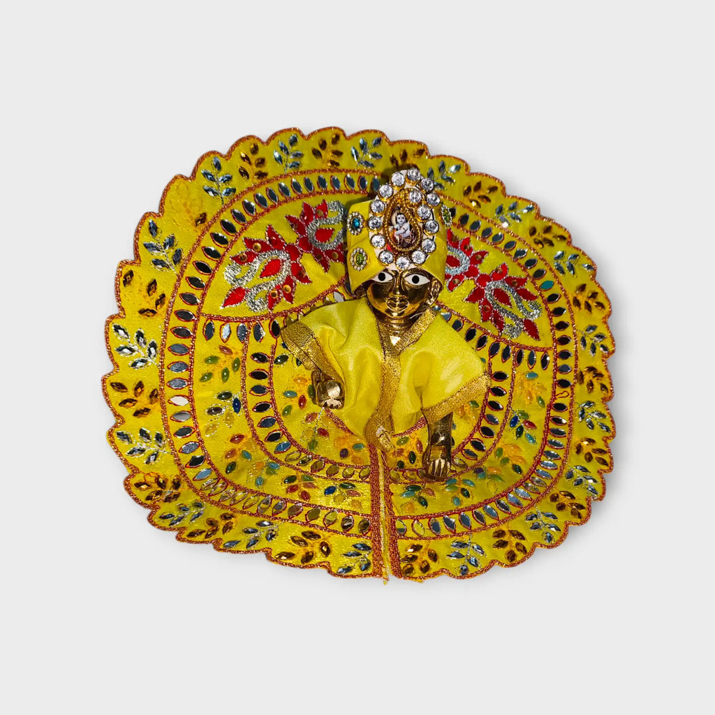 krishna dress online - Stunning Heavy Work Laddu Gopal Poshak  for Janmashtami.