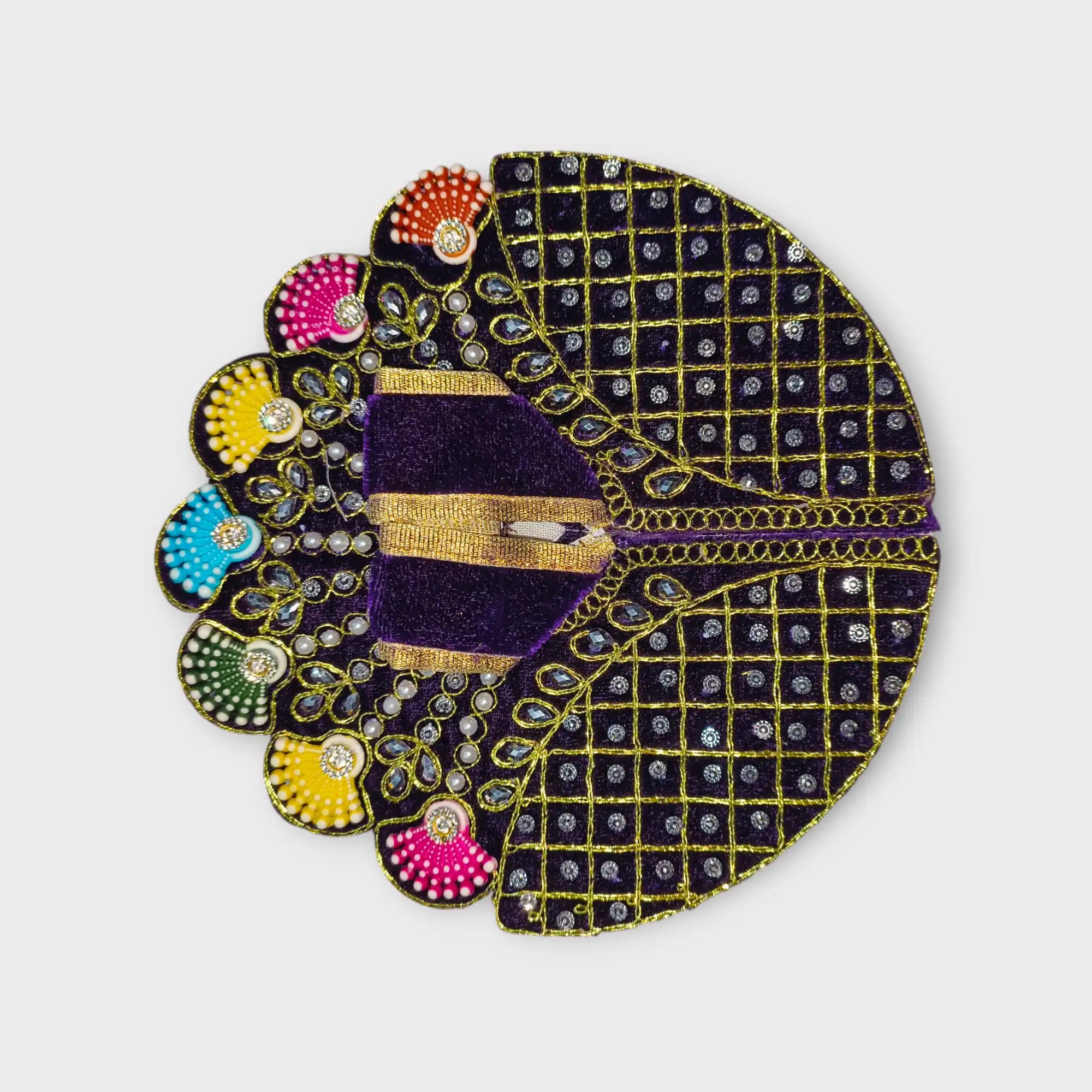 Laddu Gopal Designer Dress In Blue Color