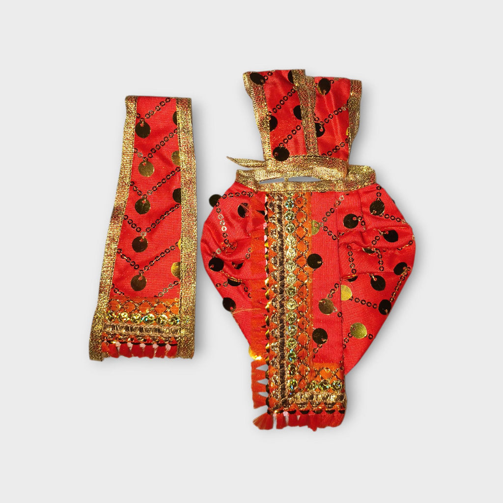 Handcrafted Laddu Gopal & Radha Rani Divine Dress Set